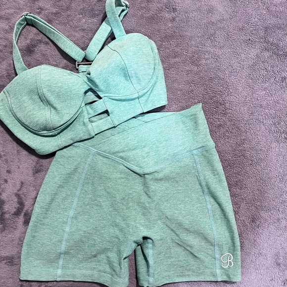 Bombshell Sportswear Pants - Bombshell Sportswear Green Athletic SET